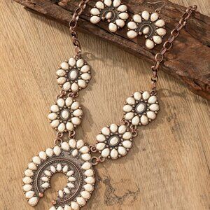 3 PCS Bohemian Stone Decor Jewelry Set